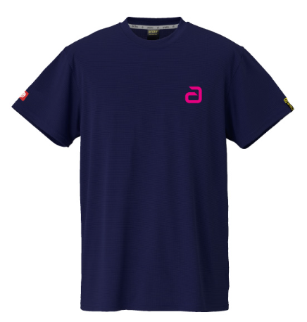 アンドロ ナパTシャツ デオ アルファ（ネイビー×ピンク）