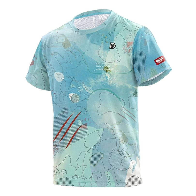 ネコねこ猫パンチ スポーツTシャツ