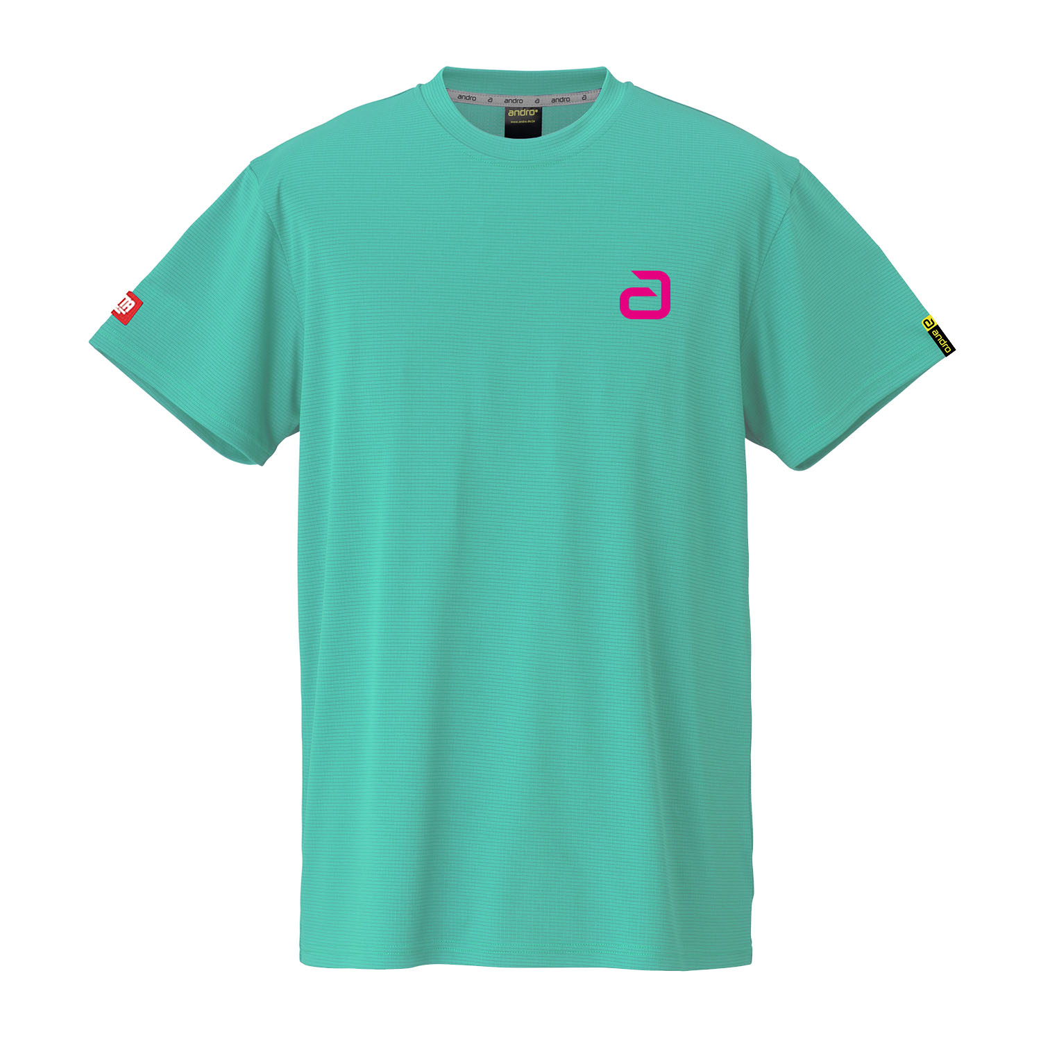 アンドロ ナパTシャツ デオ アルファ（ターコイズ×ピンク）